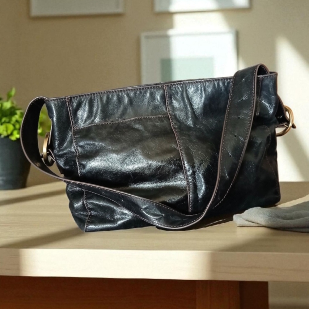 HOBO Black Leather Accent